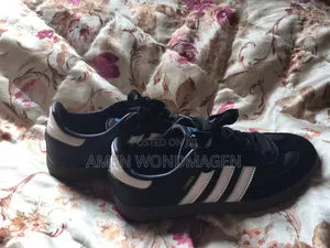 Black Adidas Samba Classic Sneakers