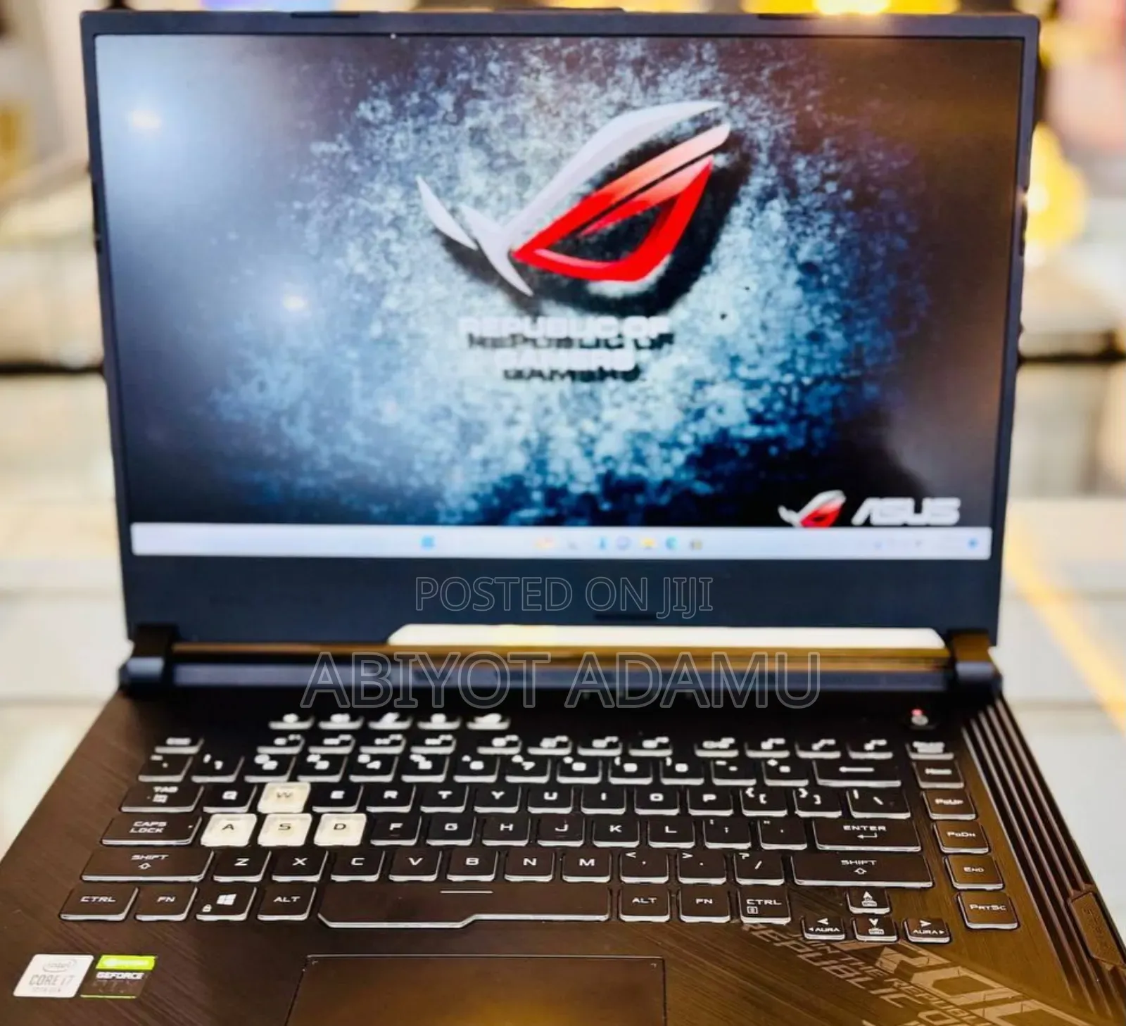 New Laptop Asus ROG Strix G15 G512 16GB Intel SSD 512GB