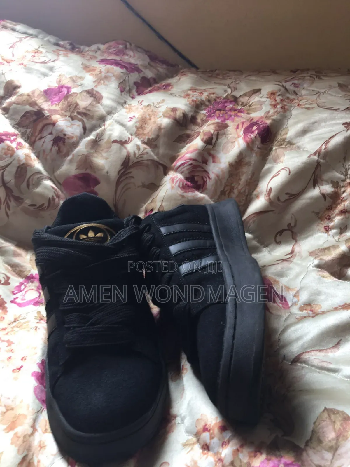 Black Adidas Campus Classic Sneakers