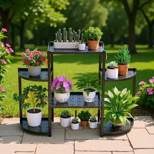 Multi-storey Flower Shelf: ውብ የአበባ ማስቀመጫ መደርደሪያ - ለቤትዎ ልዩ ጌጥ!