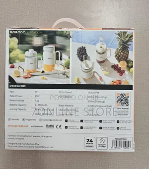 Porodo Dual-Cup Smoothie Blender