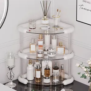 3 Tiers Corner Cosmetics Storage Shelf