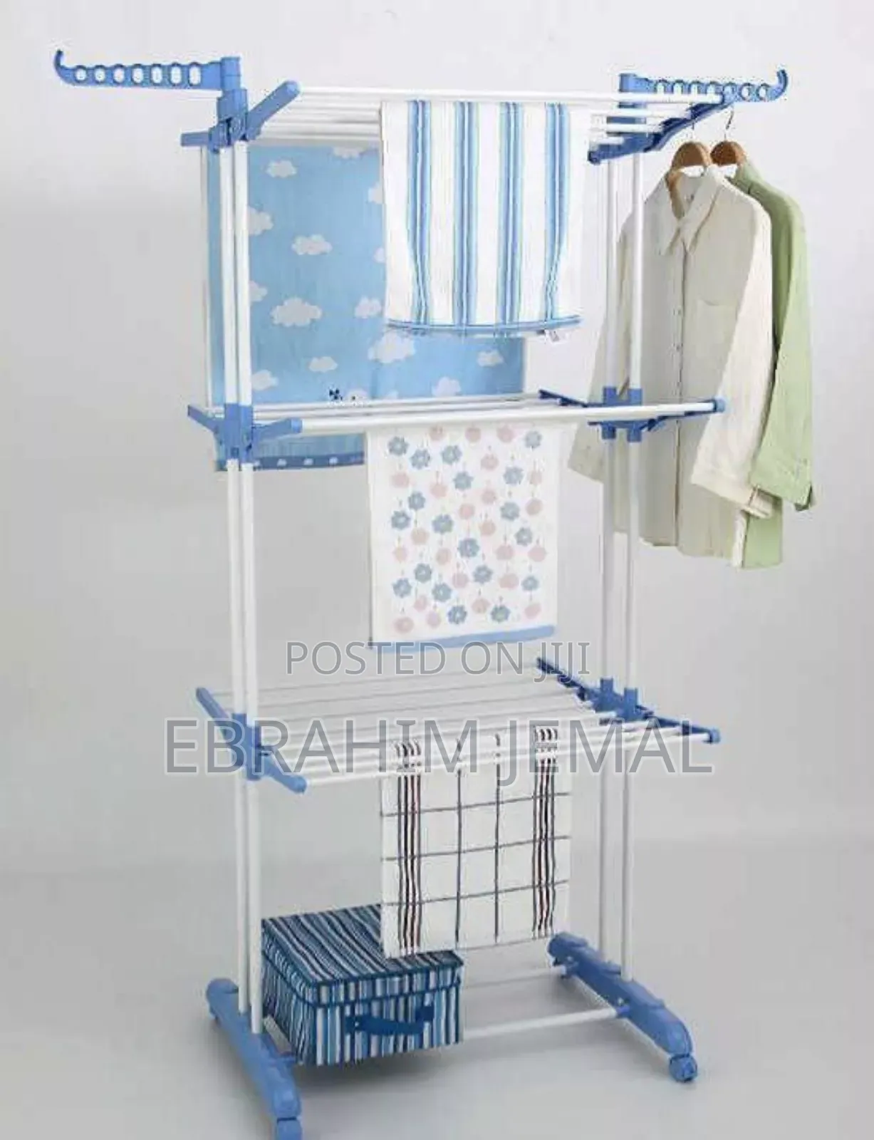 የልብስ ማስጫ (ማድረቂያ) Three Layers of Clothes Hanger