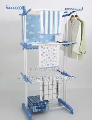 የልብስ ማስጫ (ማድረቂያ) Three Layers of Clothes Hanger