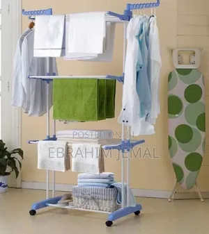 የልብስ ማስጫ (ማድረቂያ) Three Layers of Clothes Hanger