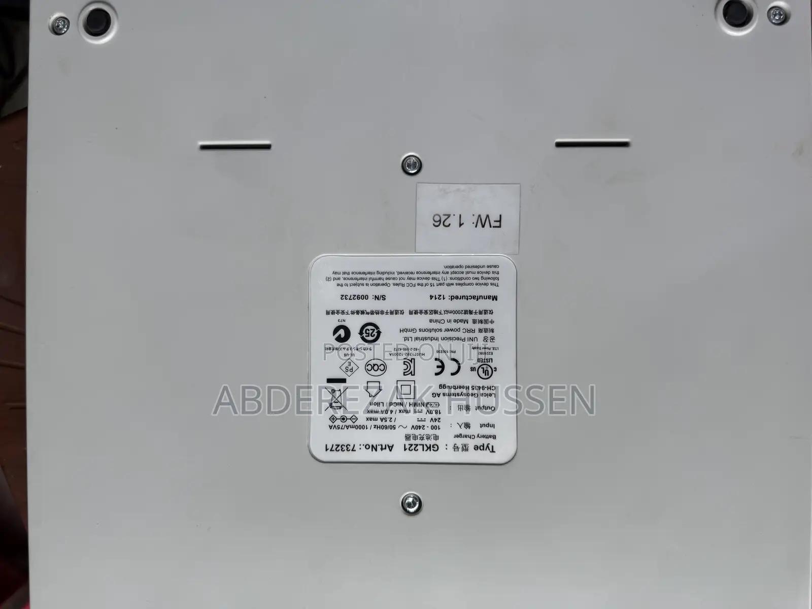 Leica Total Station Charger