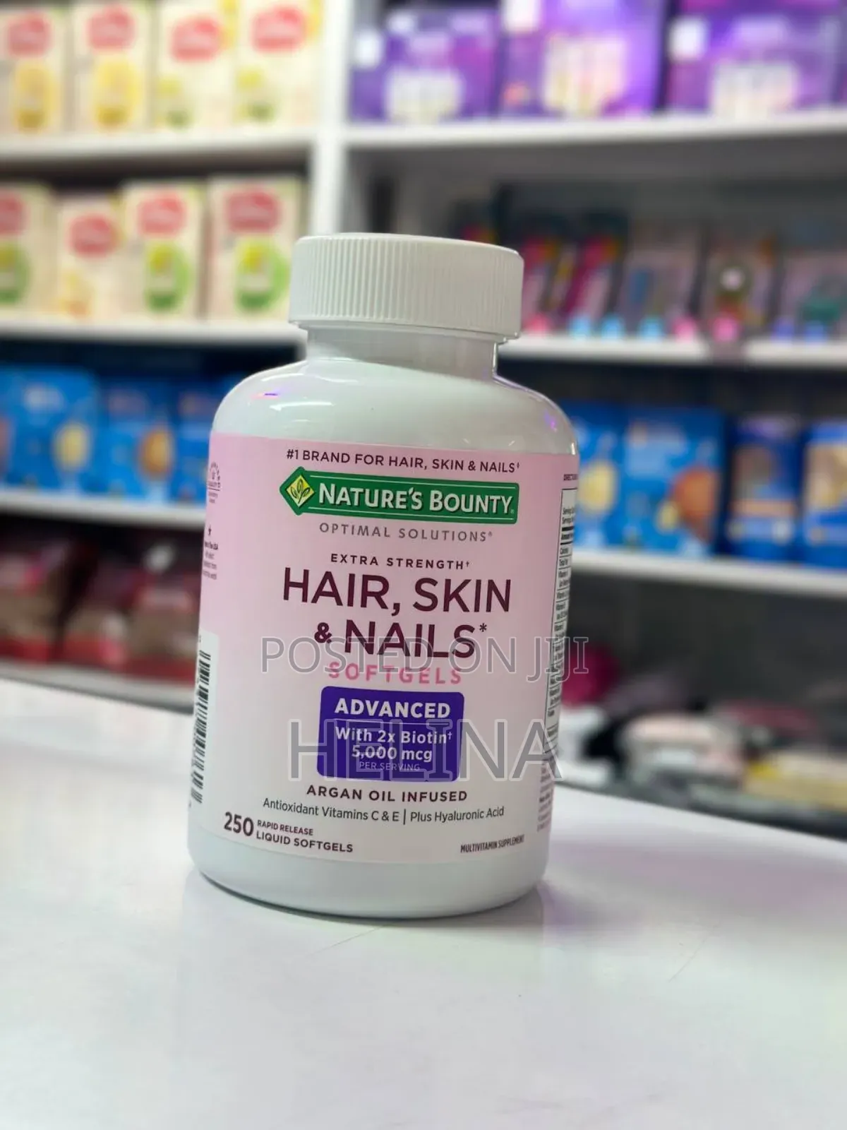 For Skin,Hair and Nails Multivitamin Supplement With 5000 MCG Biotin
