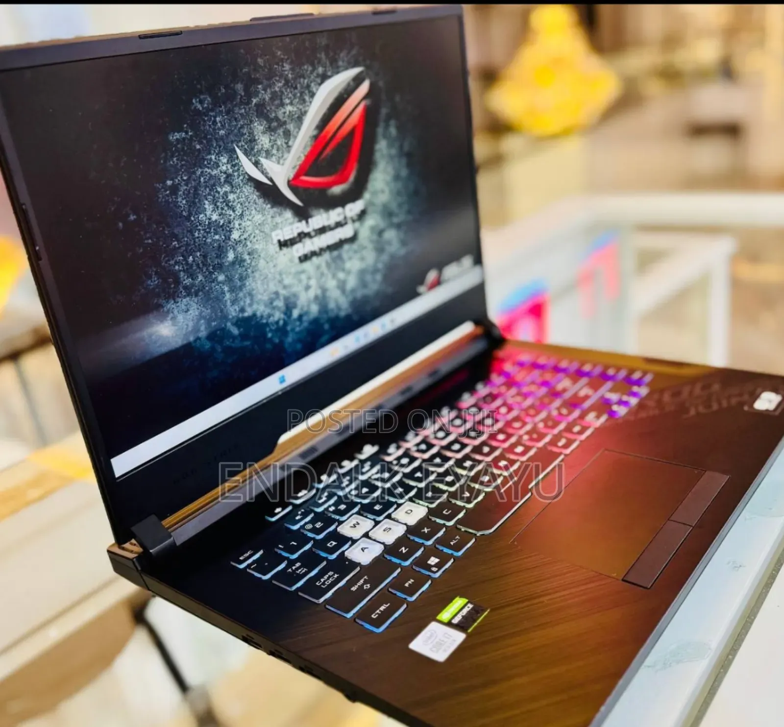 New Laptop Asus ROG Strix G15 G512 16GB Intel Core I7 SSD 512GB