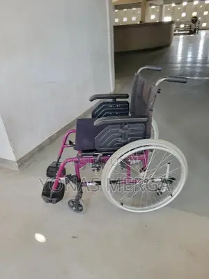 Custom Manual Wheelchair purple Self-propelled Wheelchair - As New
