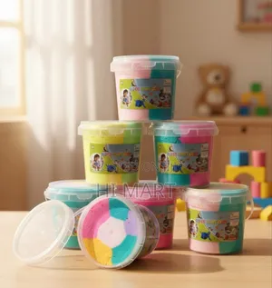 Kids Playing Super Light Clay Mud