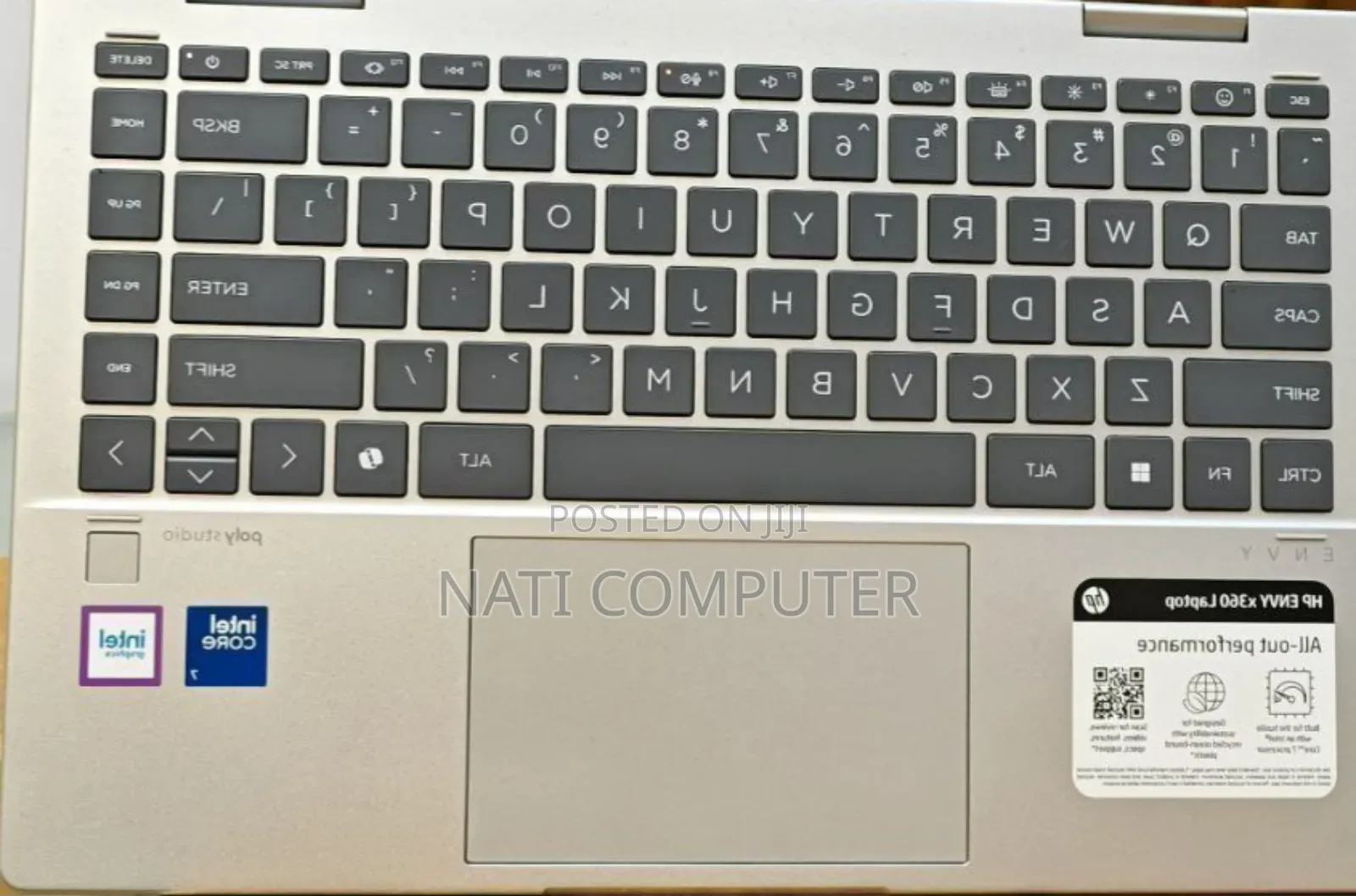New Laptop HP Envy X360 16GB Intel Core 7 SSD 512GB