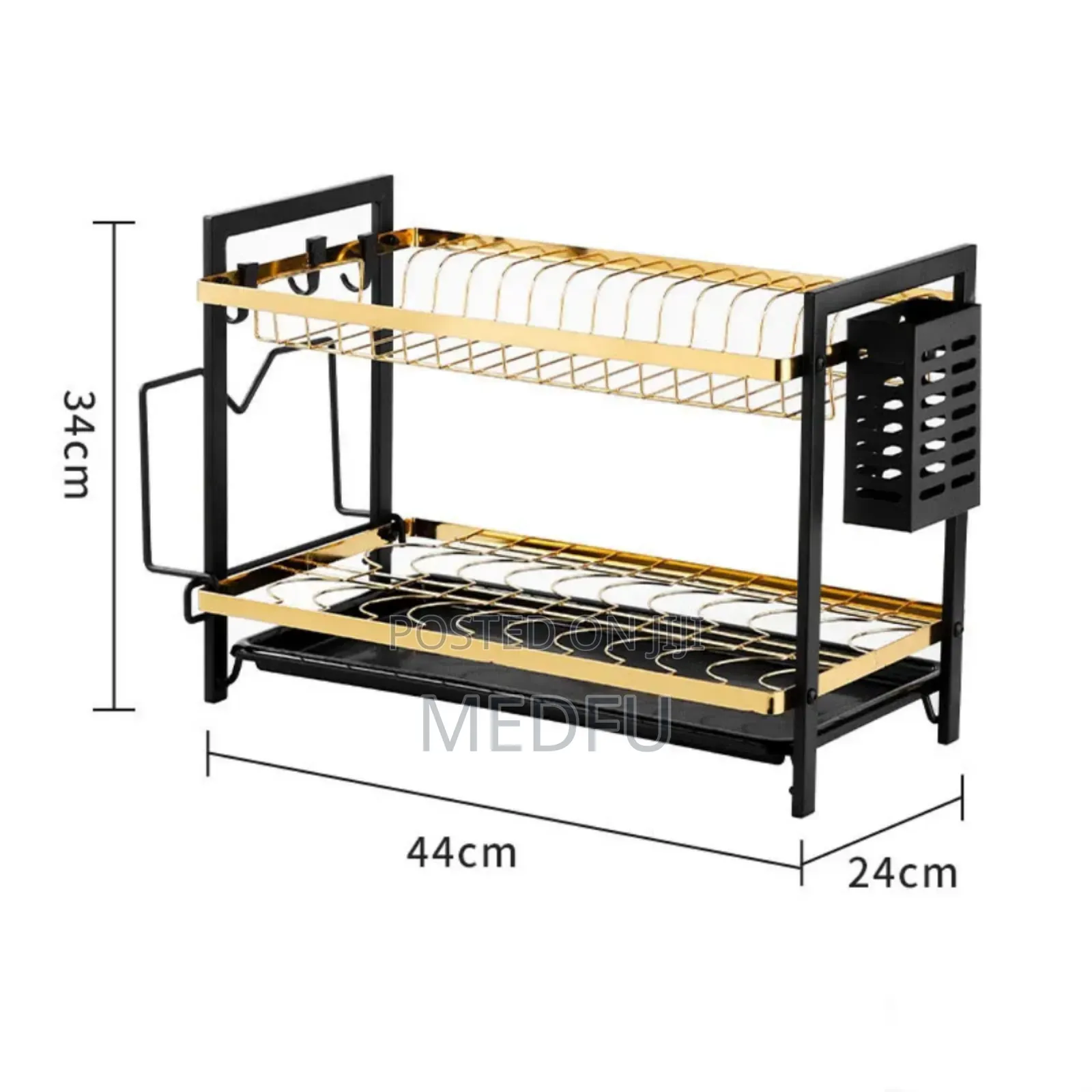 2 Tier Dish Drying Rack