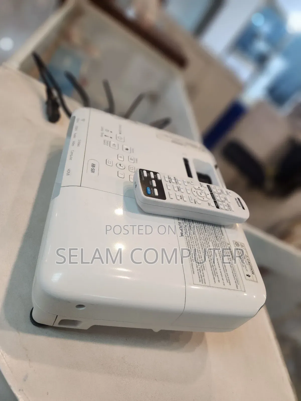Epson Projector Model Name: Eb-S31 Has : Bag Remote