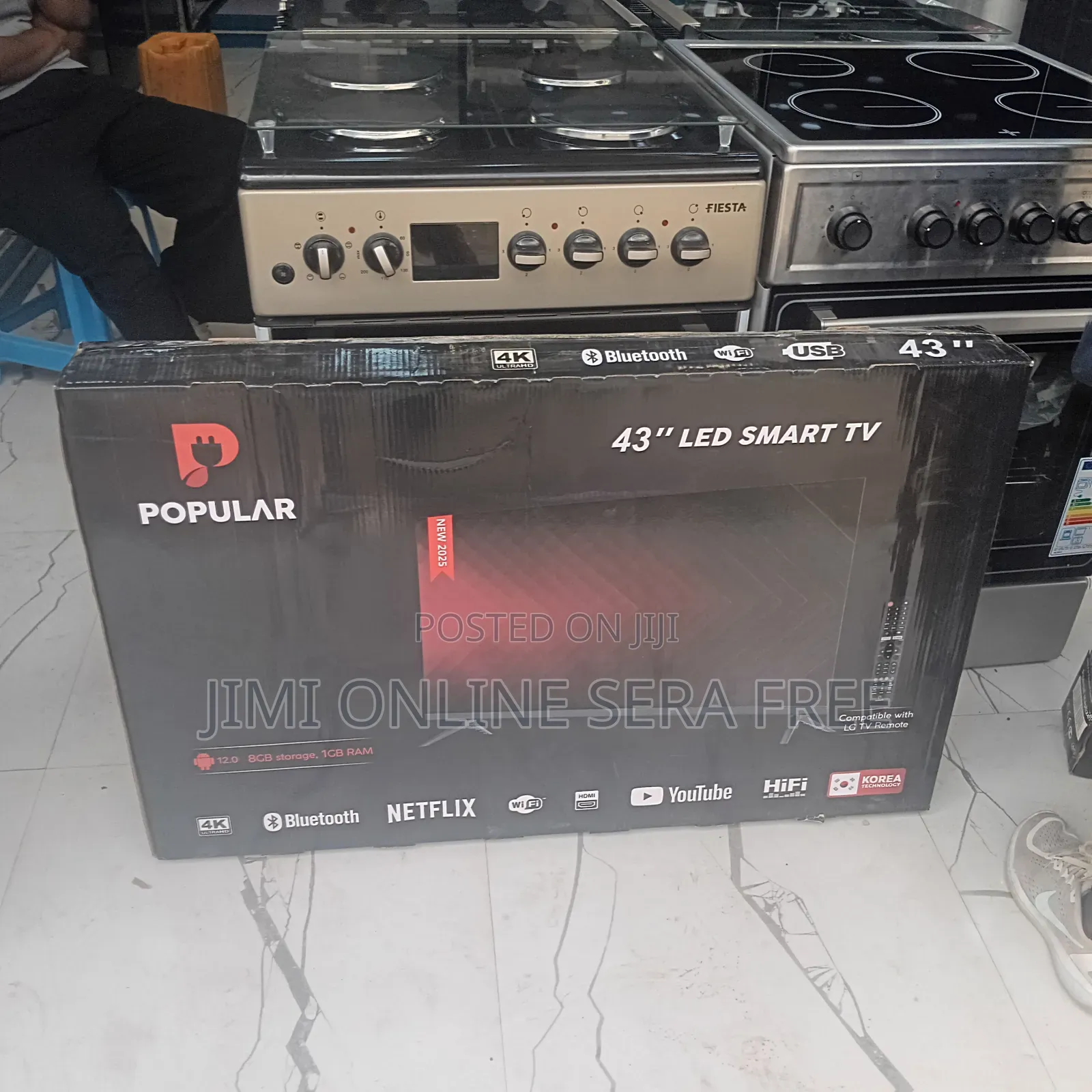 Popular Smart Tv 43 Inch Andraid Doubel Gelass 2025 Model Brand