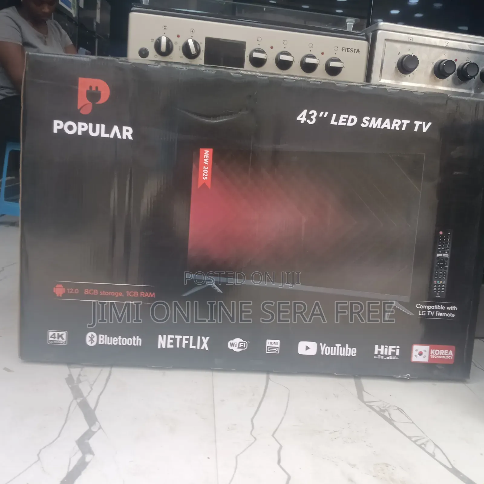 Popular Smart Tv 43 Inch Andraid Doubel Gelass 2025 Model Brand