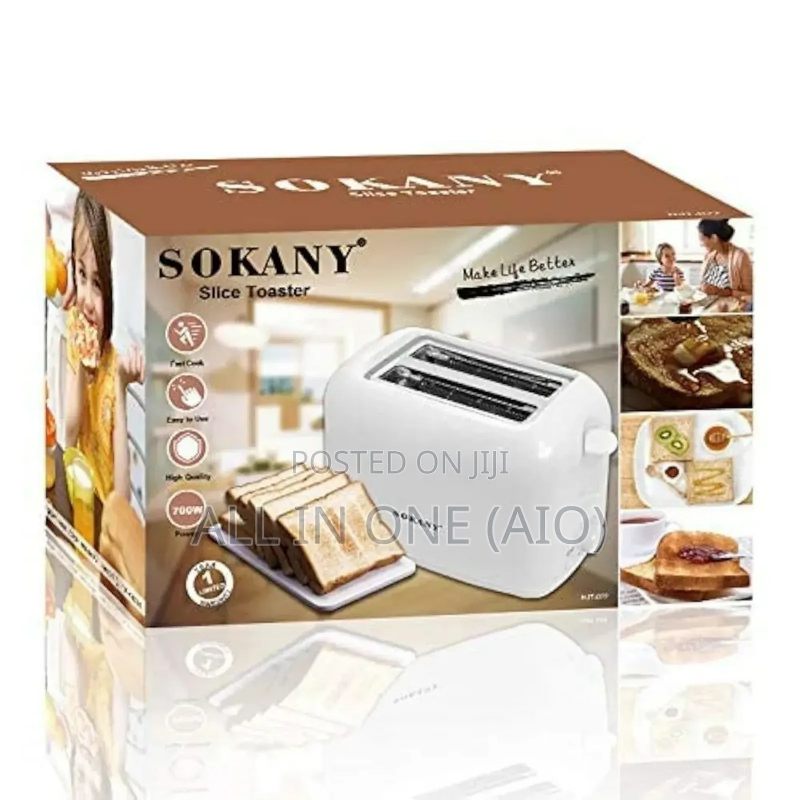Sokany Slice Bread Toaster