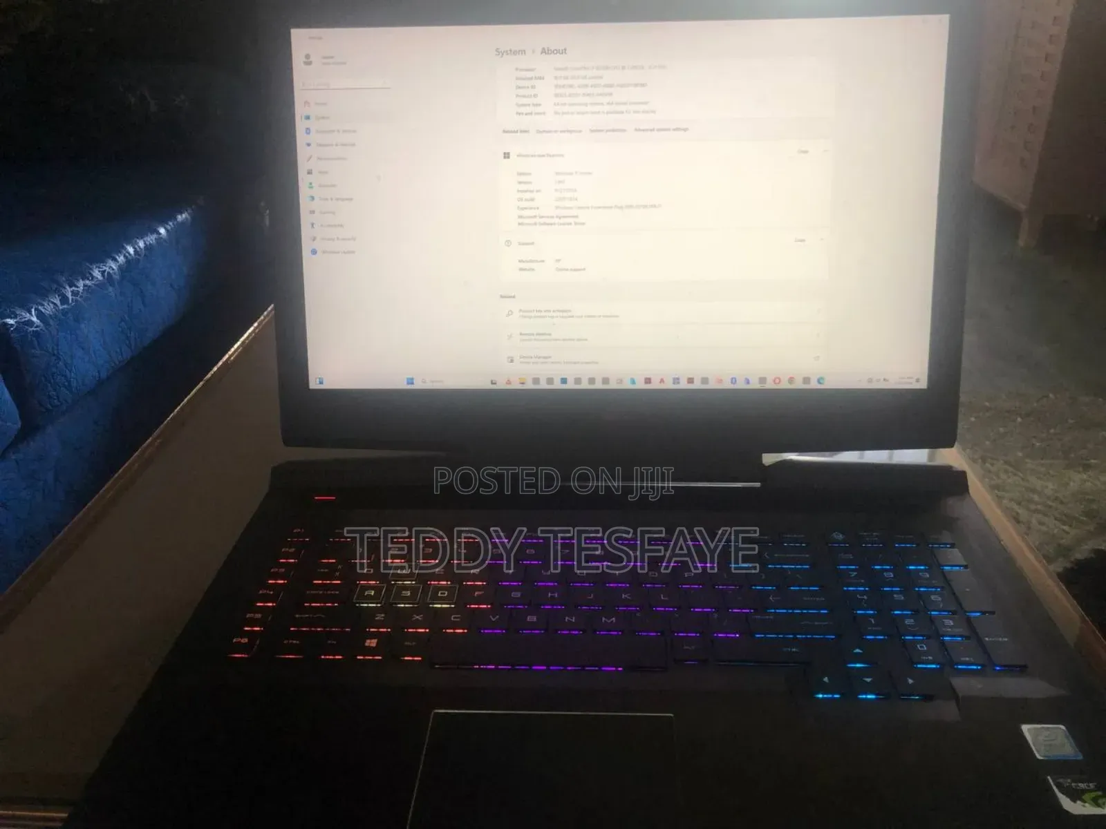 Laptop HP Omen 17t 16GB Intel Core I7 SSD 1T