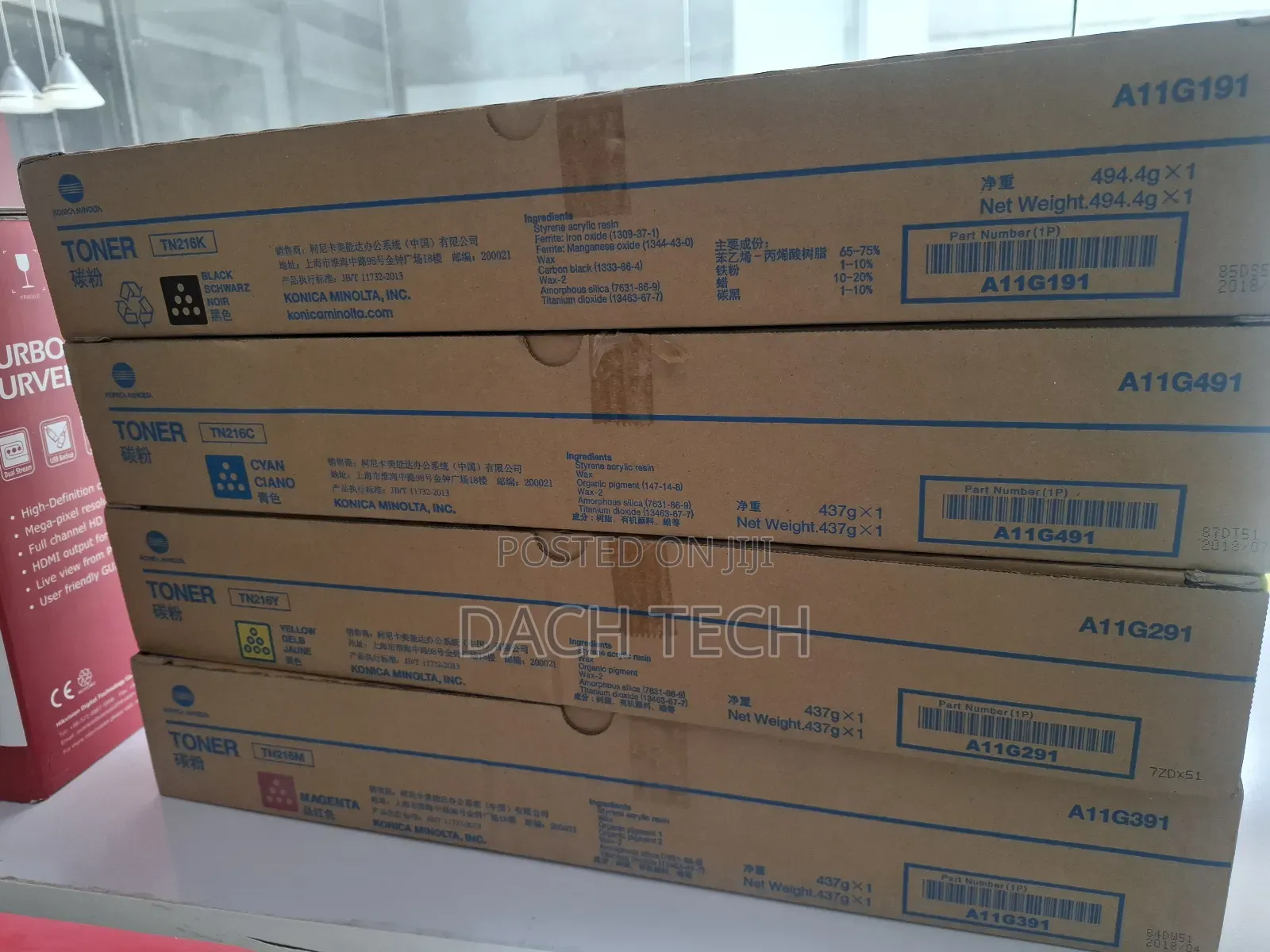Toner Tn216k,Tn216c,216y,216m