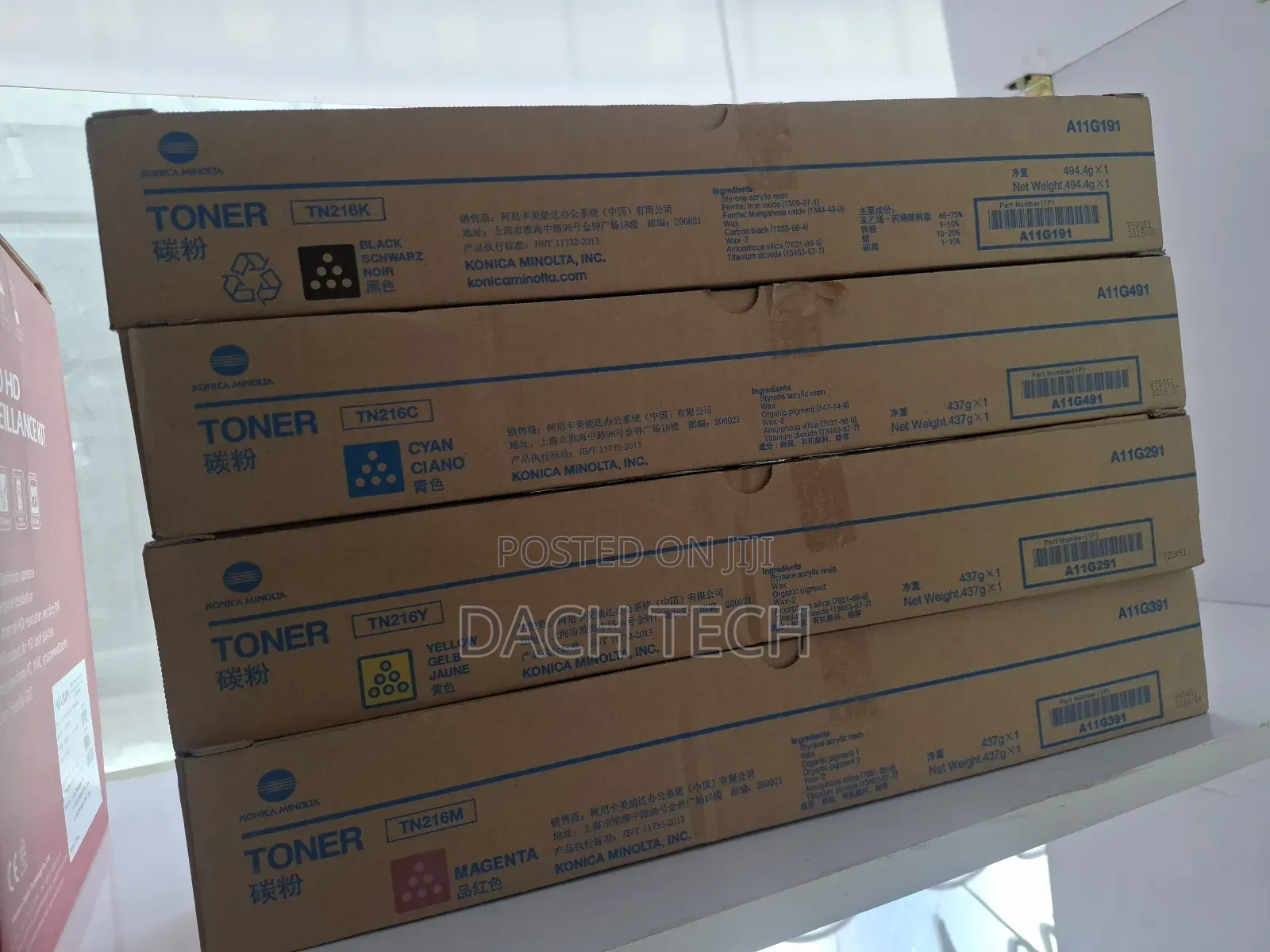Toner Tn216k,Tn216c,216y,216m