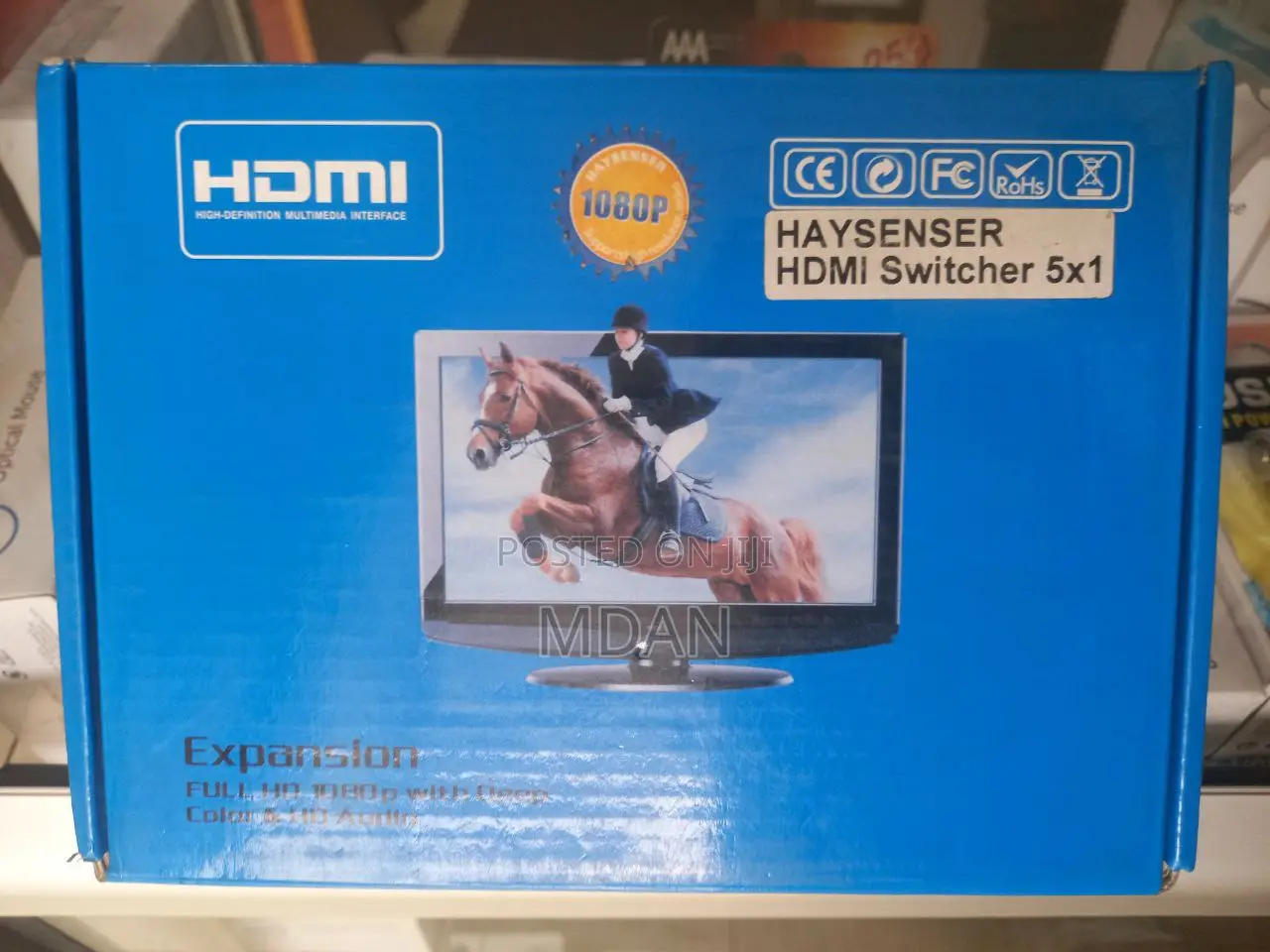 Haysenser Hdmi Splitter/Switcher (For Ps5, Laptop, and Tv Box)