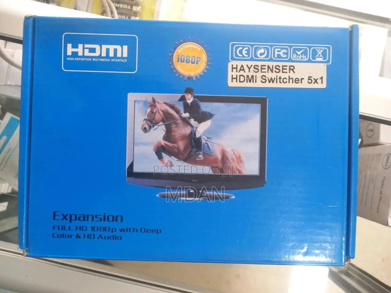 Haysenser Hdmi Splitter/Switcher (For Ps5, Laptop, and Tv Box)