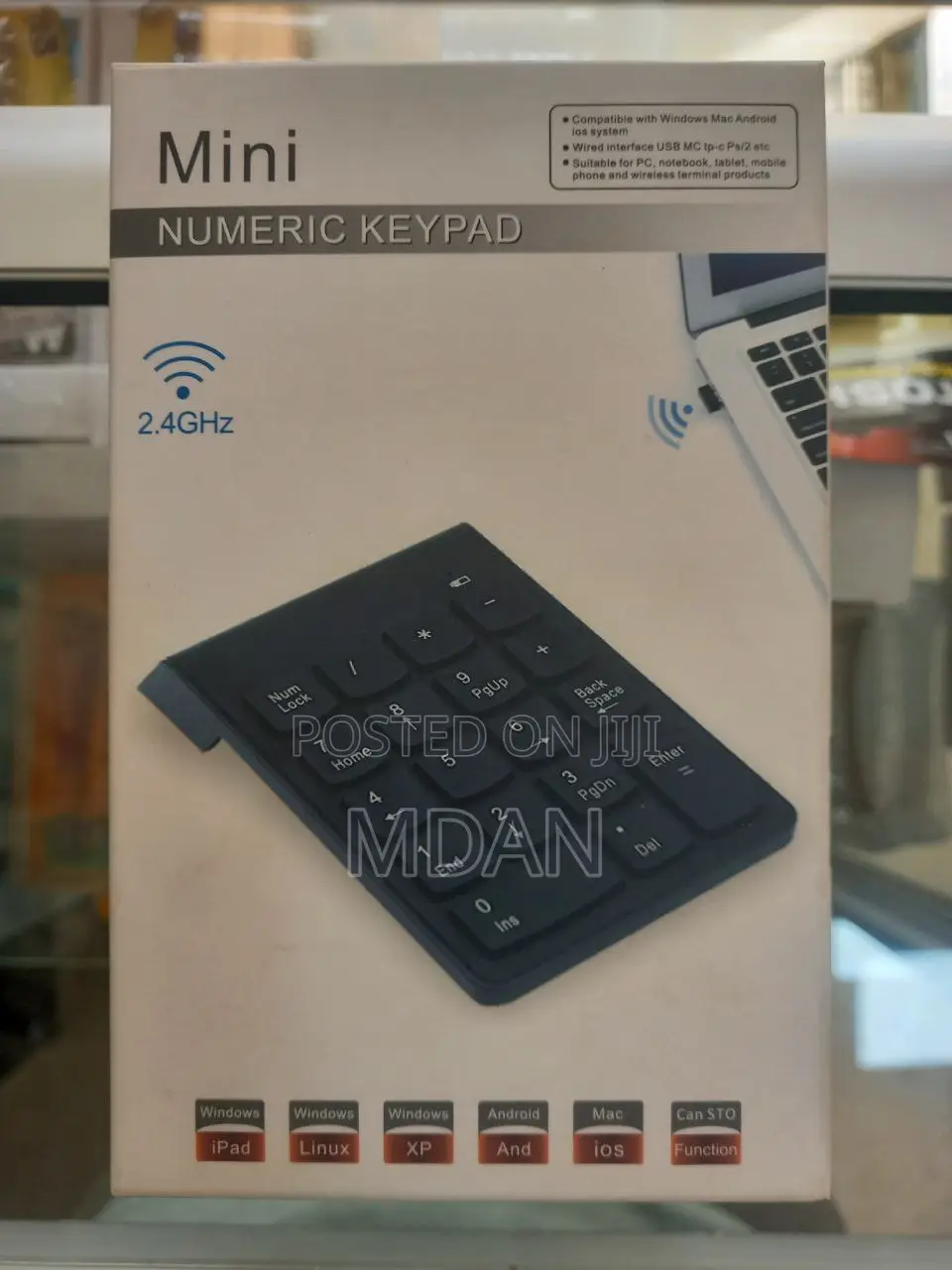 Wireless or Wired Numeric Keypad or Numpad