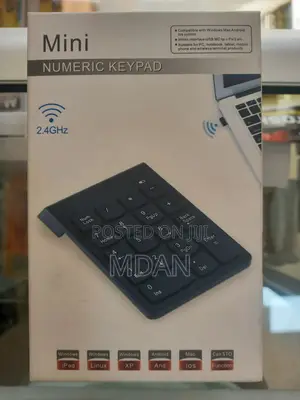 Wireless or Wired Numeric Keypad or Numpad
