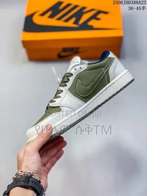 Air Jordan 1 Low X Travis Scott X Dior 'Reverse Olive' Men's Shoes