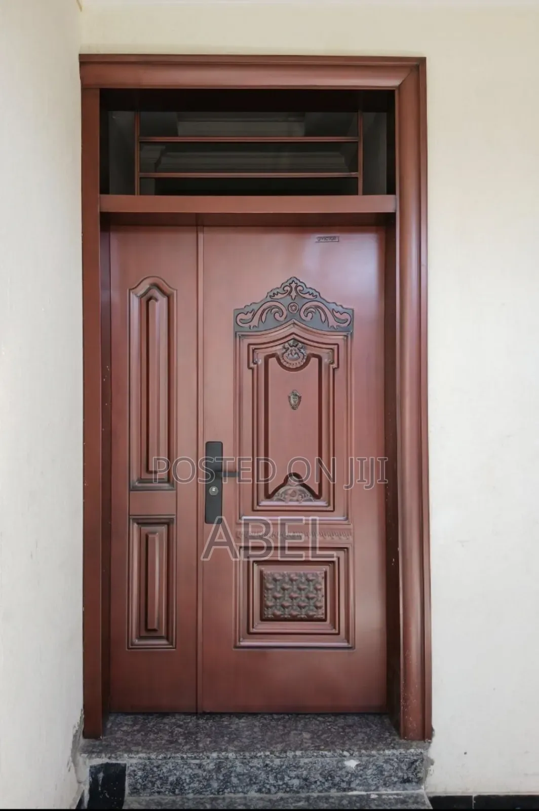 ዘመናዊ የብረት በር ጠንካራና ውብ Victor