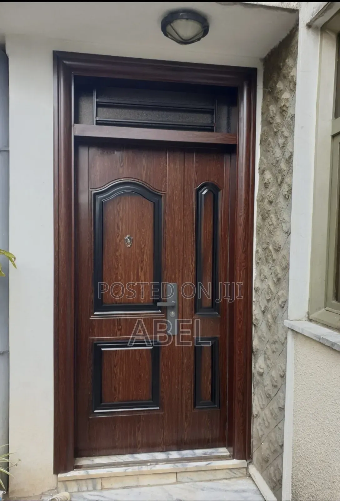 ዘመናዊ የብረት በር ጠንካራና ውብ Victor