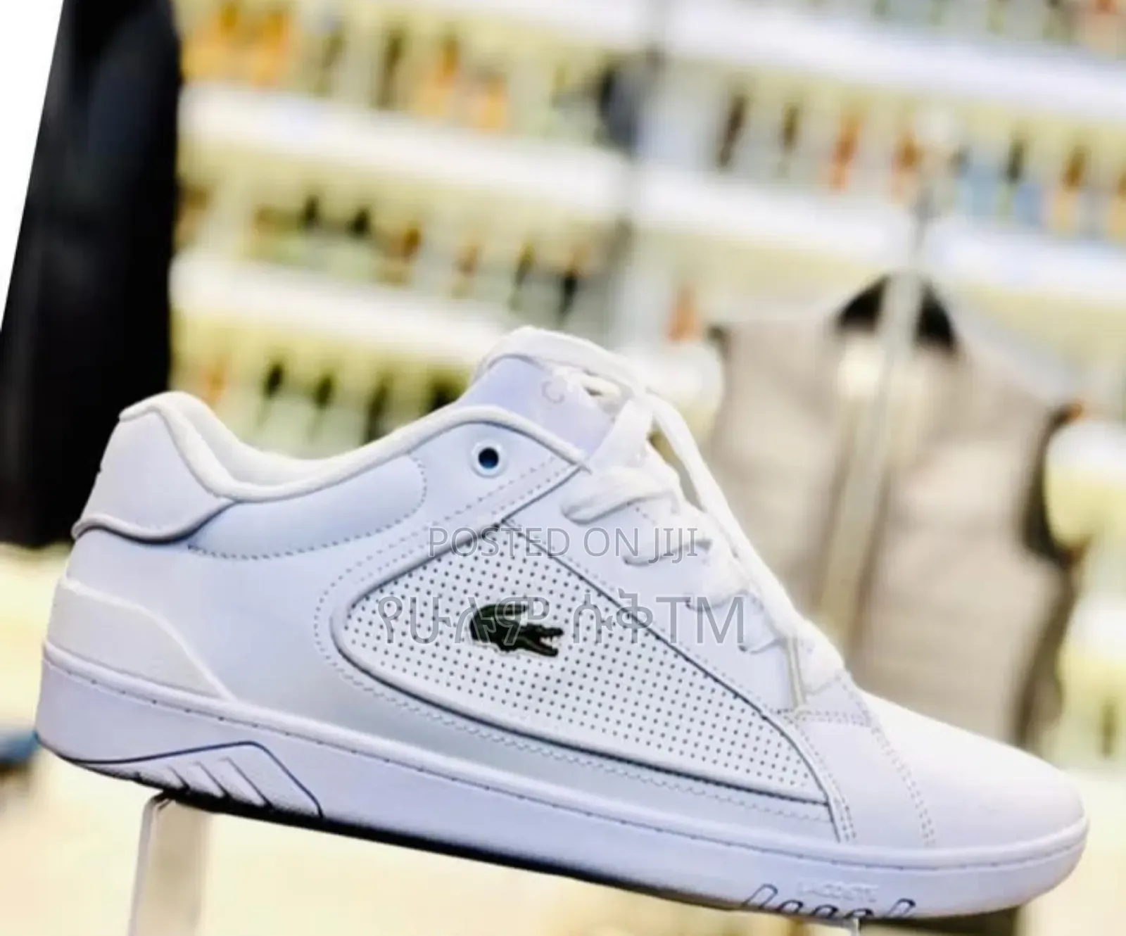 Lacoste Deviation Low 'Triple White' Men's Casual Leather Shoes