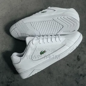 Lacoste Deviation Low 'Triple White' Men's Casual Leather Shoes