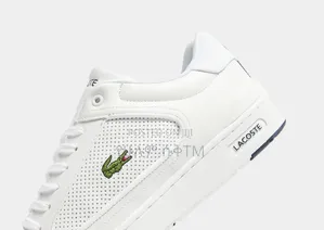 Lacoste Deviation Low 'Triple White' Men's Casual Leather Shoes
