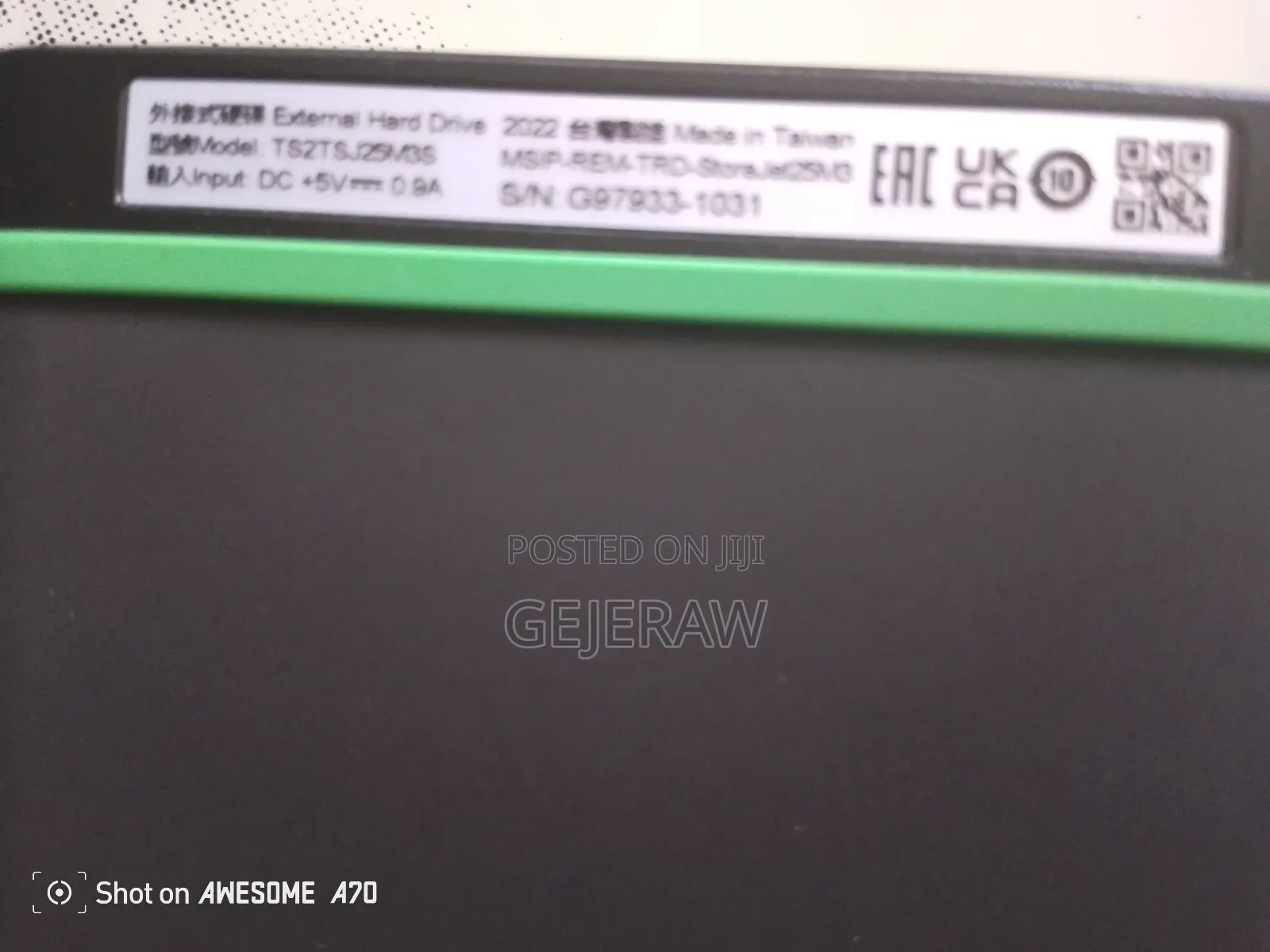 Transcend 2tb External Hard Drive