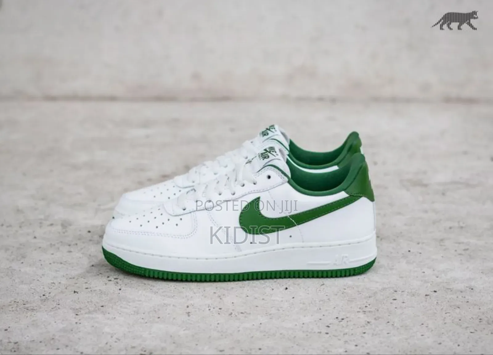 #Nike #Air_force 1 Low Premium “ White Green"