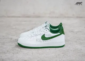 #Nike #Air_force 1 Low Premium “ White Green"