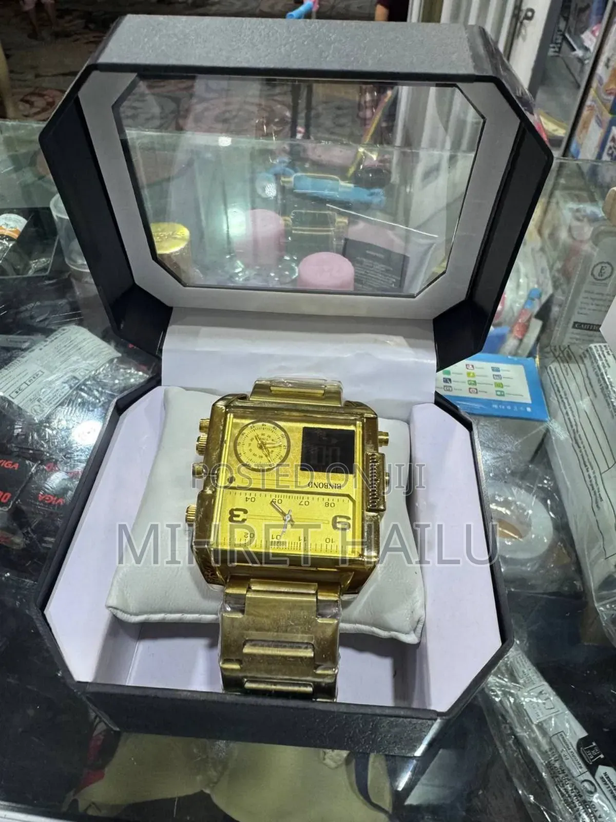 Waterproof Watch Real Brand Classic Round Stainless Steel Men Watch