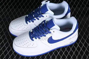 #Nike #Air_force 1 Low Premium “ White Blue “