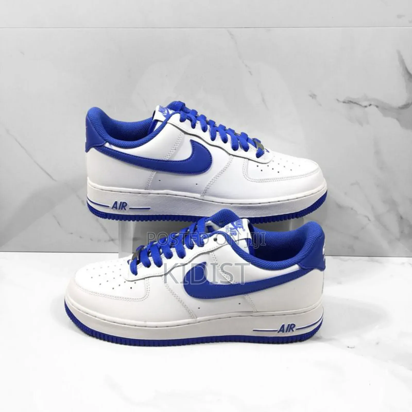 #Nike #Air_force 1 Low Premium “ White Blue “