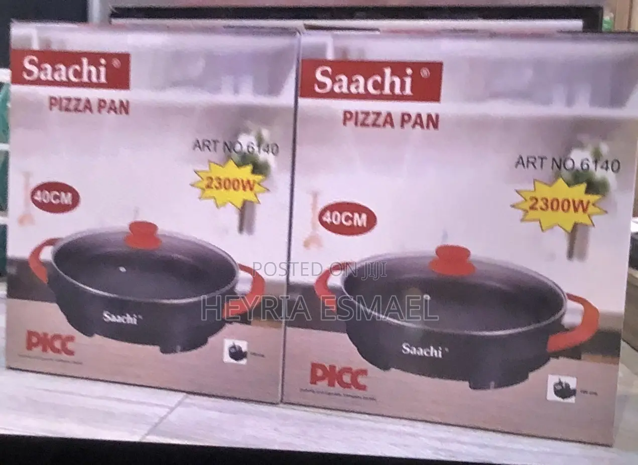Saachi Electric Ceramic Pizza Pan Lid Material Glass Lid