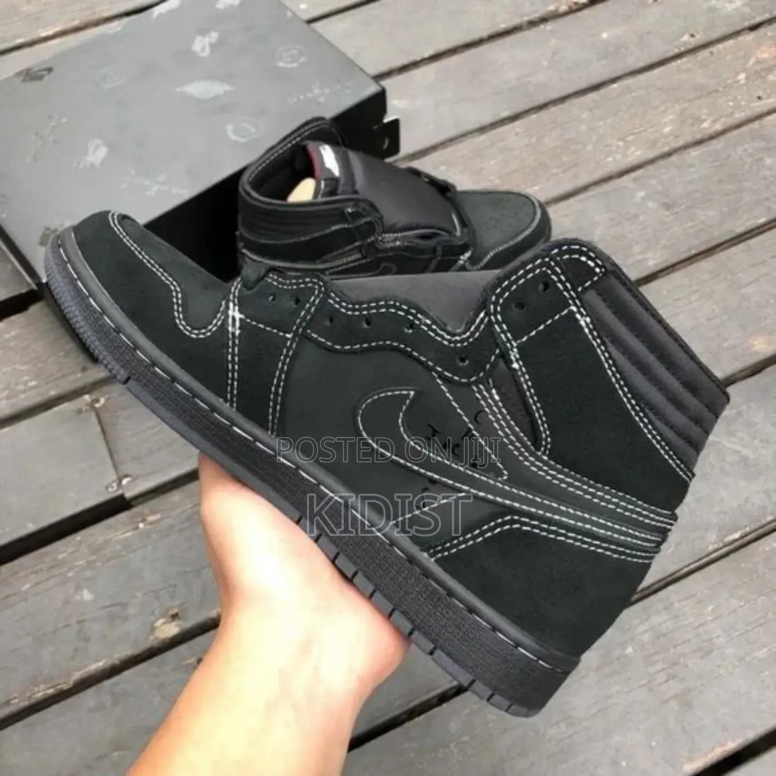 #Nike Air Jordan 1 High Og Travis Scott “Black Phantom “