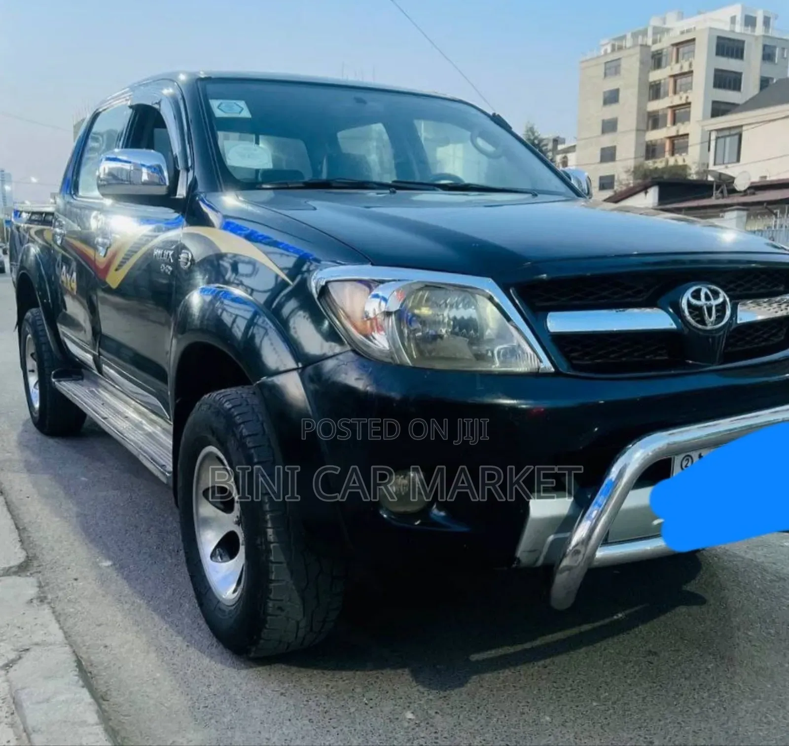 Toyota Hilux 2.5 D-4D Double Cab 2008 Black