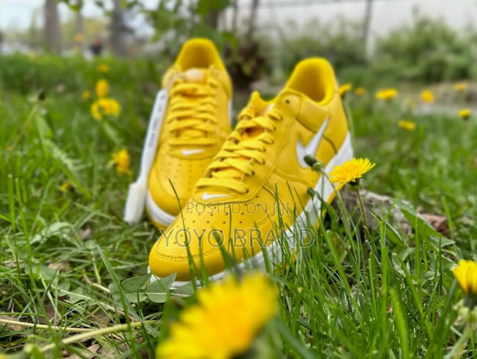 Nike Air Force 1low Jewel Yellow Fashion Sneaker