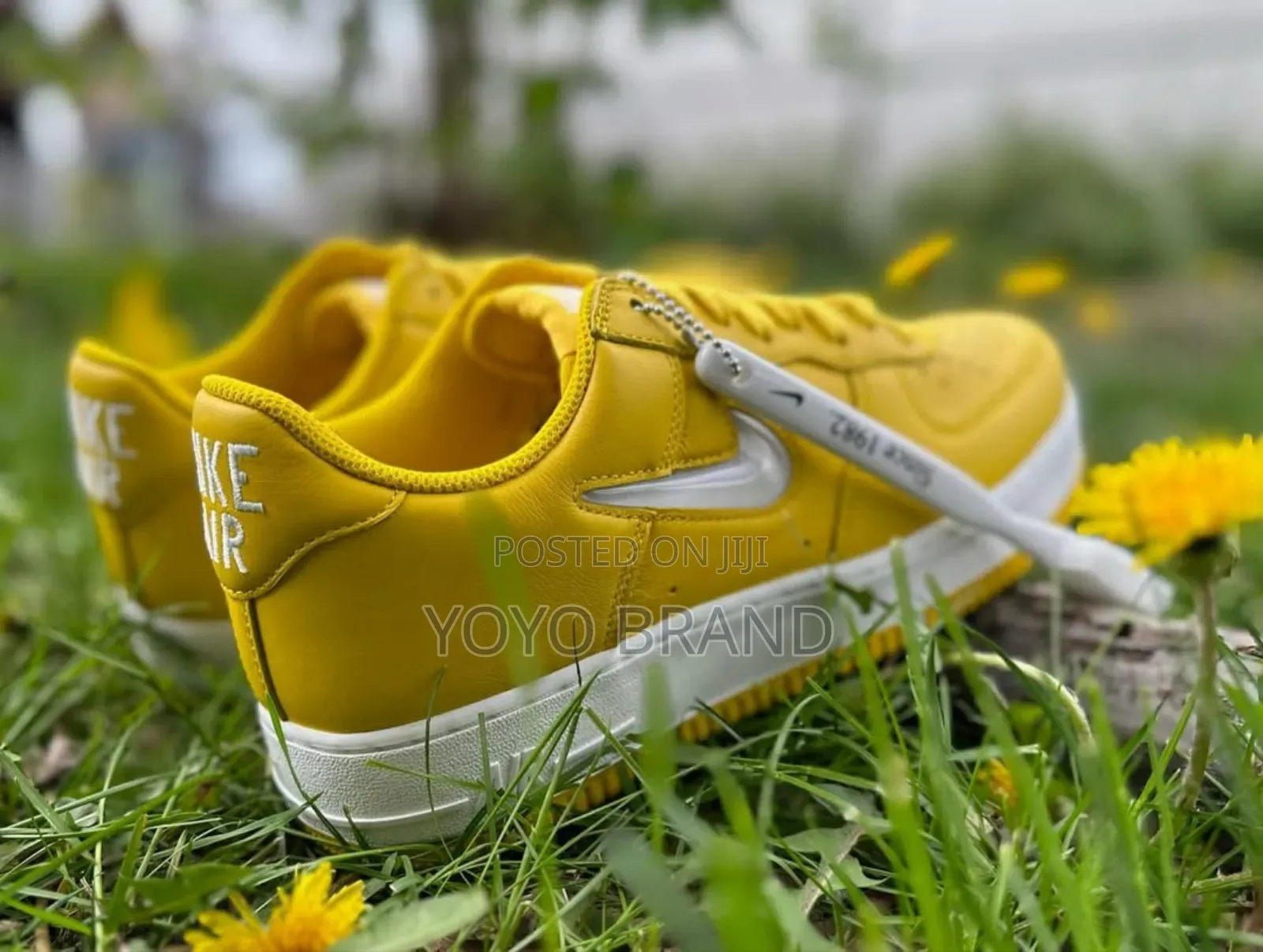 Nike Air Force 1low Jewel Yellow Fashion Sneaker