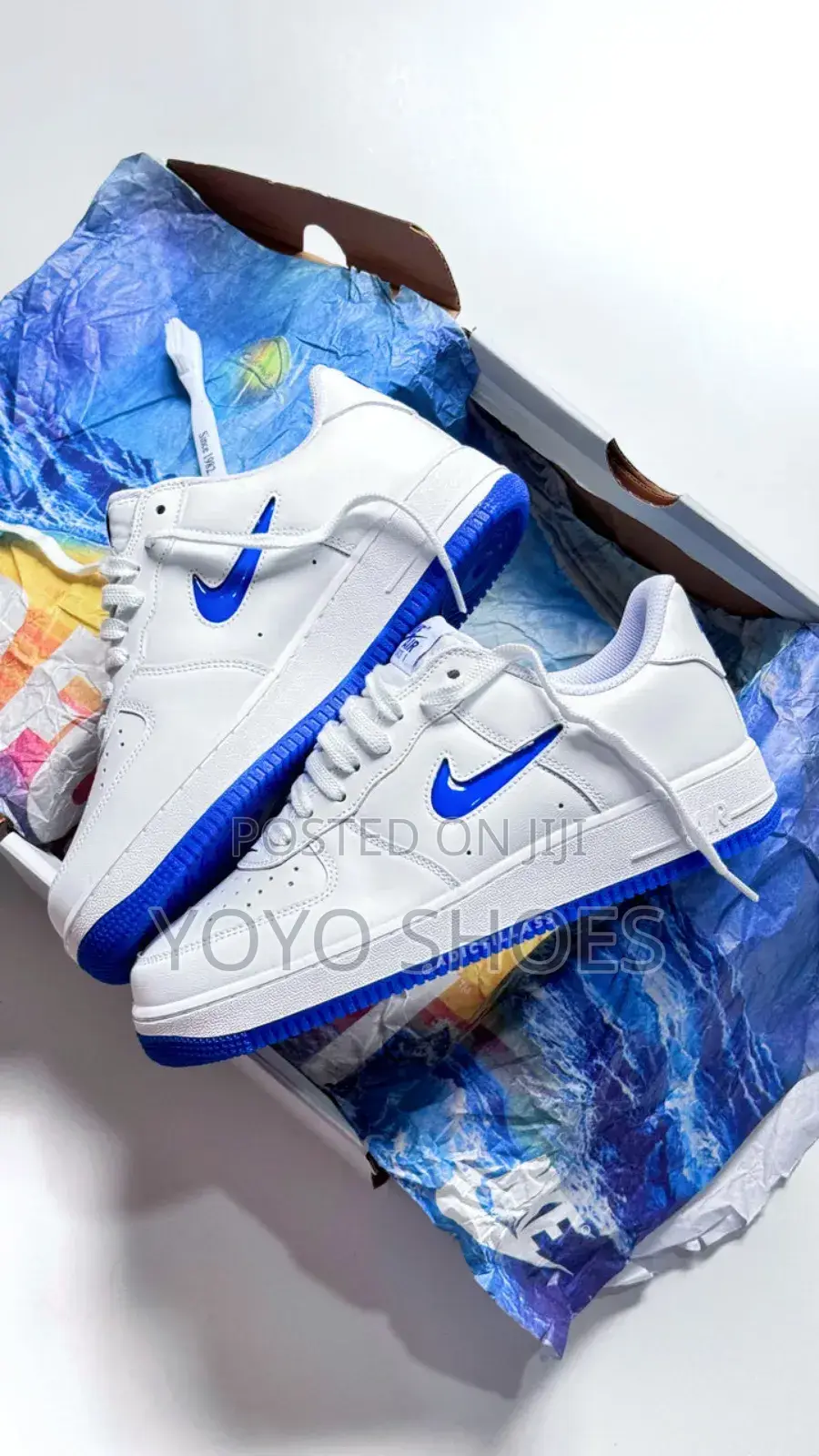 Nike Air Force 1 Low Jewel Blue Fashion Sneaker