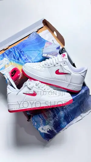 Nike Air Force 1low Jewel Red Fashion Sneaker Shoes