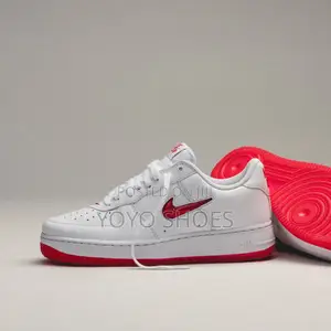 Nike Air Force 1low Jewel Red Fashion Sneaker Shoes