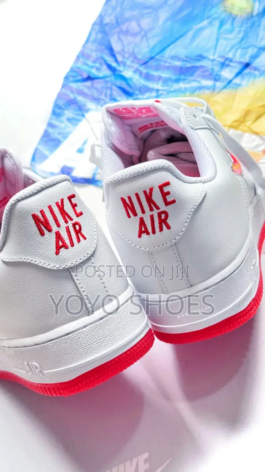 Nike Air Force 1low Jewel Red Fashion Sneaker Shoes