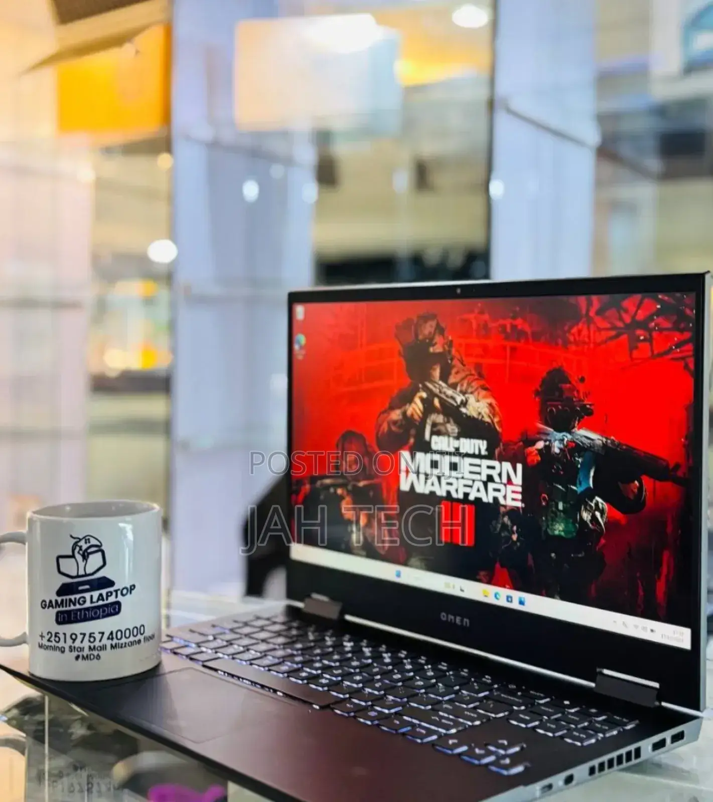 New Laptop HP Omen 15 16GB AMD Ryzen 7 SSD 512GB