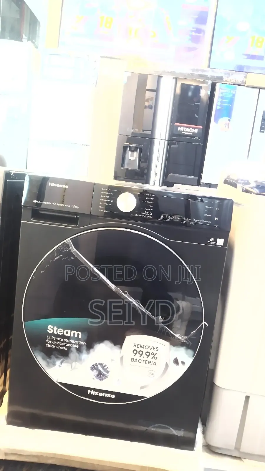 Hisense 12/8kg Awtomatic Weshng Mashn